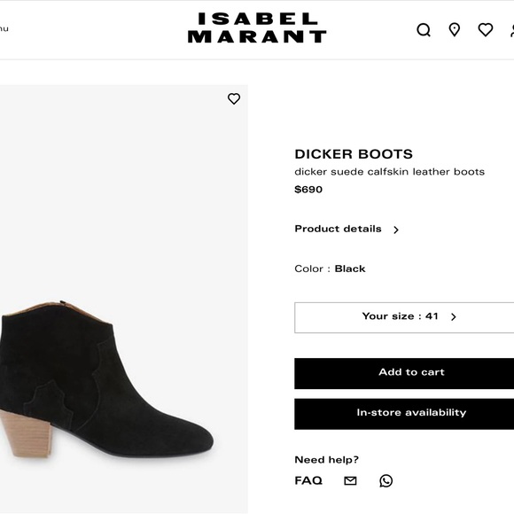 Isabel Marant Suede Dicker Boots - Picture 2 of 7